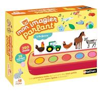 Nathan - Mi libro ilustrado parlante - Juego educativo - Juego interactivo - Descubre y aprende palabras - A partir de 18 meses