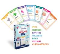 Mon jeu de 7 familles pour débuter en anglais CE1-CE2: 49 cartes pour découvrir la langue anglaise !