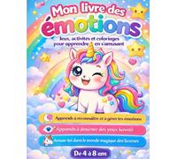 Mon livre des émotions: développement personnel en s'amusant.
