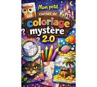 Mon petit carnet de coloriage mystère 2.0: Bonifié avec 40 possibilités de codes