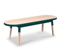 MON PETIT MEUBLE FRANCAIS Mesa de centro de madera maciza de fresno 140 cm