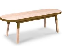 MON PETIT MEUBLE FRANCAIS Mesa de centro de madera maciza de fresno 140 cm