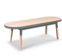 MON PETIT MEUBLE FRANCAIS Mesa de centro de madera maciza de fresno 140 cm