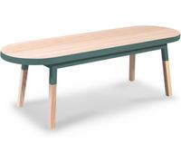 MON PETIT MEUBLE FRANCAIS Mesa de centro de madera maciza de fresno 140 cm