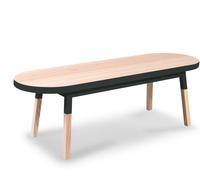 MON PETIT MEUBLE FRANCAIS Mesa de centro de madera maciza de fresno 140 cm