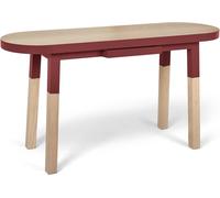 MON PETIT MEUBLE FRANCAIS Mesa de escritorio de diseño 100% madera maciza - consola 140 cm