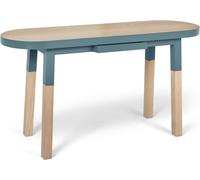 MON PETIT MEUBLE FRANCAIS Mesa de escritorio de diseño 100% madera maciza - consola 140 cm