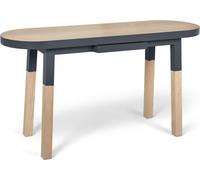 MON PETIT MEUBLE FRANCAIS Mesa de escritorio de diseño 100% madera maciza - consola 140 cm