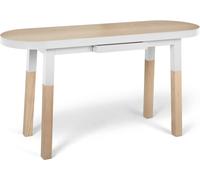 MON PETIT MEUBLE FRANCAIS Mesa de escritorio de diseño 100% madera maciza - consola 140 cm
