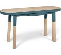 MON PETIT MEUBLE FRANCAIS Mesa de escritorio de diseño 100% madera maciza - consola 140 cm