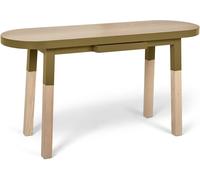 MON PETIT MEUBLE FRANCAIS Mesa de escritorio de diseño 100% madera maciza - consola 140 cm