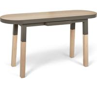 MON PETIT MEUBLE FRANCAIS Mesa de escritorio de diseño 100% madera maciza - consola 140 cm