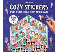 Mon petit road trip américain: Avec 800 mini stickers et une pince pour coller vos stickers