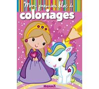 Mon premier bloc de coloriages: Princesse et Licorne