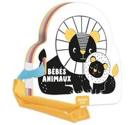 Mon premier livre poussette en noir et blanc - Bébés animaux