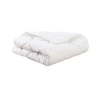 MON P'TIT DODO - Edredón Ligero con Punta de Golpe, 100 x 140 cm, Color Blanco