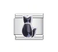 Mon & Sons M&S - Abalorio de acero inoxidable con forma de corazón para madre e hija, 9 mm, compatible con pulsera de 9 mm, 0, Acero inoxidable Metal no precioso Acero inoxidable, No es una piedra