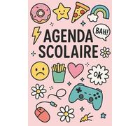 Mon super agenda scolaire 2025/2026 - Fun, coloré et plein de bonne humeur !"