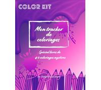 Mon tracker de coloriages | Color Kit: Pour les livres de 40 coloriages mystères