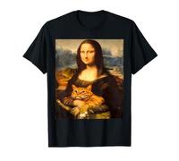 Mona Catslisa, Mona Lisa de Leonardo da Vinci Acaba de Mejorar Camiseta