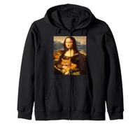 Mona Catslisa, Mona Lisa de Leonardo da Vinci Acaba de Mejorar Sudadera con Capucha