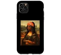 Mona Lisa Black Woman Rasta Melanin Girl Bandana Trenzas Carcasa para iPhone 11 Pro MAX