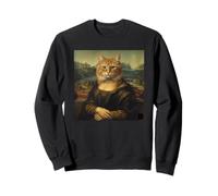 Mona Lisa Cat, Obra de Arte de la Parodia renacentista de Leonardo Davinci Sudadera