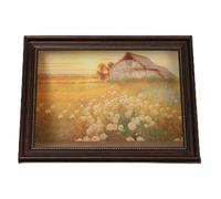 Mona Lisa Cat Scratcher Bed, Cat Living in Famous Painting, Mona Lisa, 4D Oil Painting Frame Nest, Easy-to-Assemble Bed Couch Cave Condo Creative Home Decoration (K,Brown Frame)