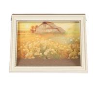 Mona Lisa Cat Scratcher Bed, Cat Living in Famous Painting, Mona Lisa, 4D Oil Painting Frame Nest, Easy-to-Assemble Bed Couch Cave Condo Creative Home Decoration (K,White Frame)