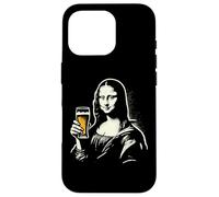 Mona Lisa con Cerveza Bar Pub Crawl Fiesta Hombres Mujeres Cerveza Divertida Carcasa para iPhone 16 Pro
