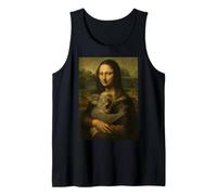 Mona Lisa con Koala Bear Humorous Art, Camiseta sin Mangas
