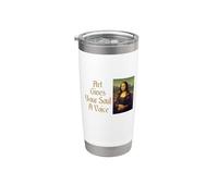 Mona Lisa - El arte le da voz a tu alma Vaso térmico de acero inoxidable de doble pared