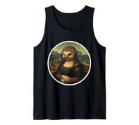 Mona Lisa Erizo Pintura Divertido Erinaceinae Propietario Animal Camiseta sin Mangas