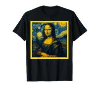 Mona Lisa & Fusión Noche Estrellada Camiseta
