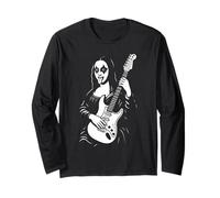 Mona Lisa - Guitarra Divertida para Profesor de música Rock and Roll Manga Larga