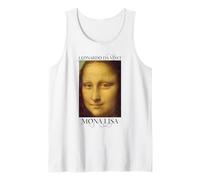 Mona Lisa Leonardo da Vinci Arte Historia Pintura Estética Camiseta sin Mangas