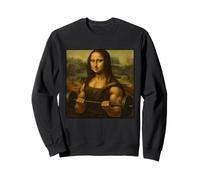 Mona Lisa Levantamiento Pesas Arte Fuerte Ganancias Culturismo Sudadera