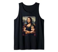 Mona Lisa Mona Lisa - Bíceps Culturismo Gimnasio Entrenamiento Funny Mona Lisa Camiseta sin Mangas