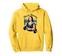 Mona Lisa Muscle Mommy Gym Fitness Bodybuilding Art Sudadera con Capucha