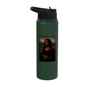 Mona Lisa Negra con Trenzas Mona Lisa Negra Stainless Steel Insulated Water Bottle
