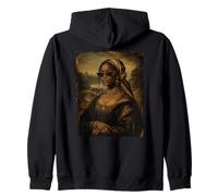 Mona Lisa Negra, Mes de la Historia Afroamericana Sudadera con Capucha