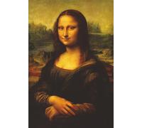 Mona Lisa Notebook: 6 x 9, 100 Pages (White), Paperback
