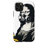 Mona Lisa Street Art - Máscara de gas con diseño de graffiti Carcasa para iPhone 11 Pro