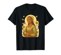 Mona Lisa Sunflower Art Camiseta