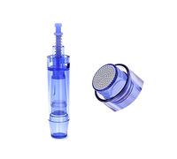 MONA Ultima A1 agujas Nano Dermapen Cartucho Dr Pen Agujas Dr Pen Microneedling Derma Pen Eléctrico 12PIN Titanio Micro-aguja Derma Roller (Round NANO)