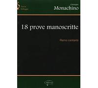Monachino Giuseppe - 18 Prove Manoscritte Per Esame (Teoria/Improvvisazione)