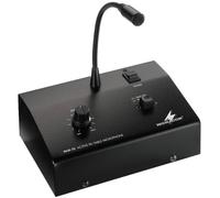 Monacor 10 W RMS, 4 - 16 Ohm Amplificador PA con Zona Paginación micrófono