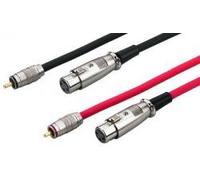 Monacor 6.906 - Cable RCA a XLR a jack (1.5 m)
