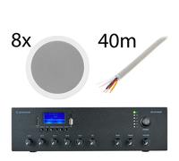 Monacor 8x EDL-28 PA-812DAP Bundle