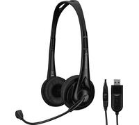 Monacor Bh-010 USB Profesional Auriculares Estéreo Con Elektret-Bügelmikrofon